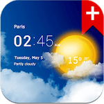 Transparent clock weather Premium 1.41.01 APK Paid