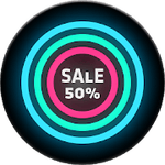 Neon Glow C Icon Pack v 5.2.0 APK Patched