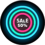 Neon Glow C  Icon Pack 5.9.0 APK Patched