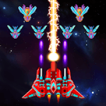 Space shooter Galaxy attack Galaxy shooter v 1.483 (Infinite Diamonds / Cards / Medal)