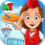 My Town Airport Free Airplane Games for kids v 1.01  Hack mod apk (Unlocked)